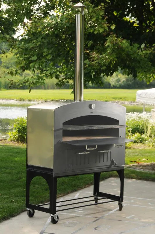 Omcan CE-CN-1677 wood burning oven additional view