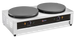 Omcan CE-CN-0400D double electric crepe maker with two 16 inch cast iron plates