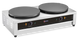 Omcan CE-CN-0400D double electric crepe maker with two 16 inch cast iron plates