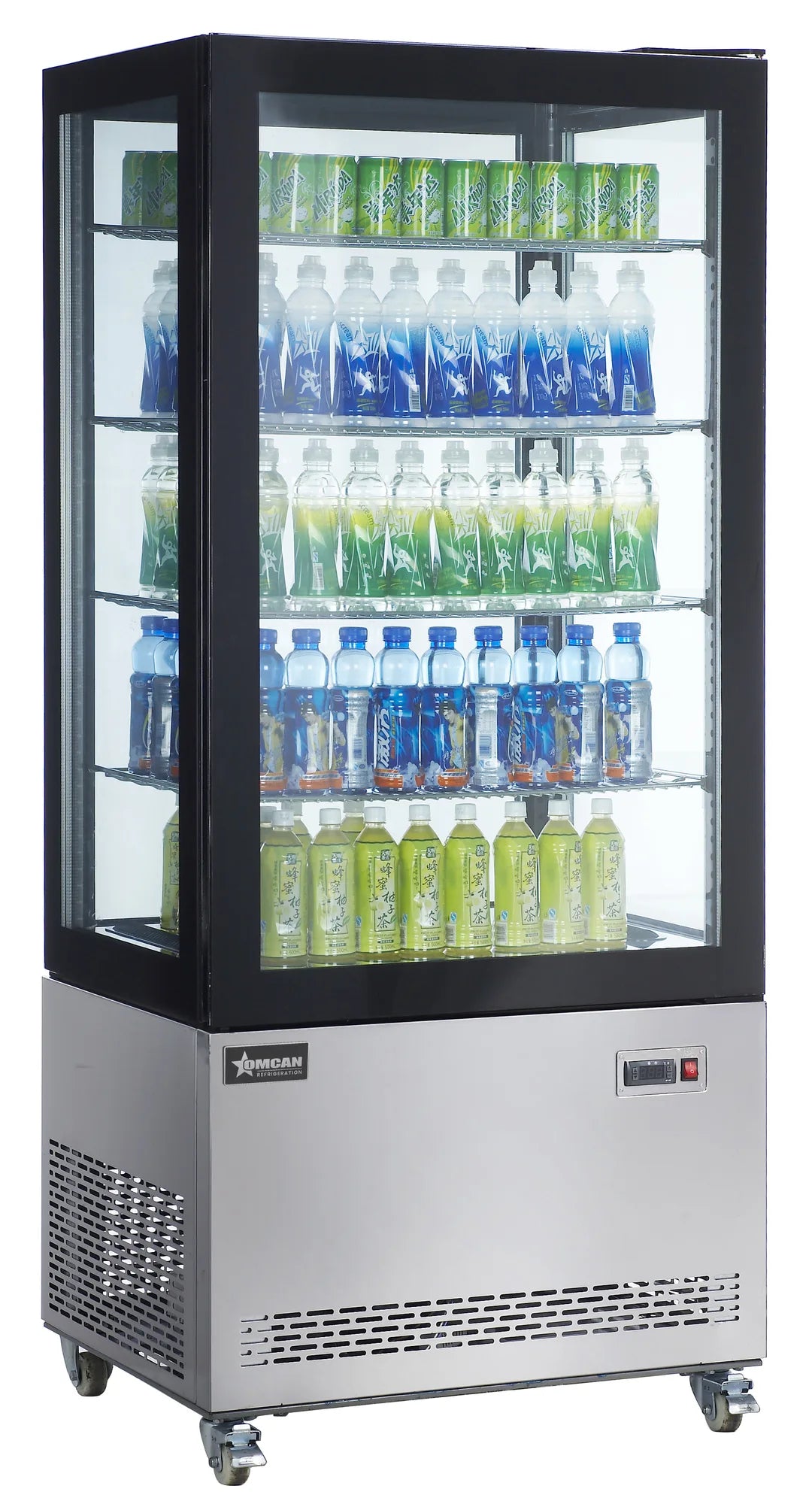Omcan RS-CN-0550 refrigerated display case alternate view