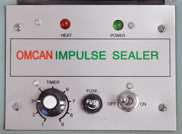 Omcan SE-CN-0361 foot operated impulse sealer with 14 inch seal bar