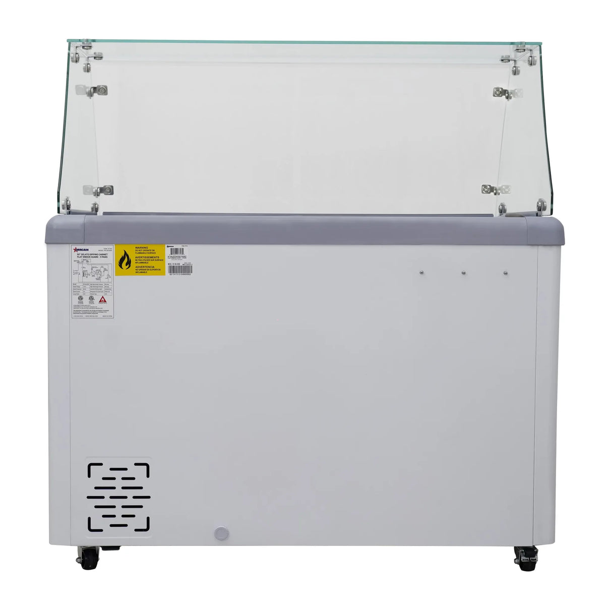 Omcan FR-CN-0009 gelato dipping cabinet additional view