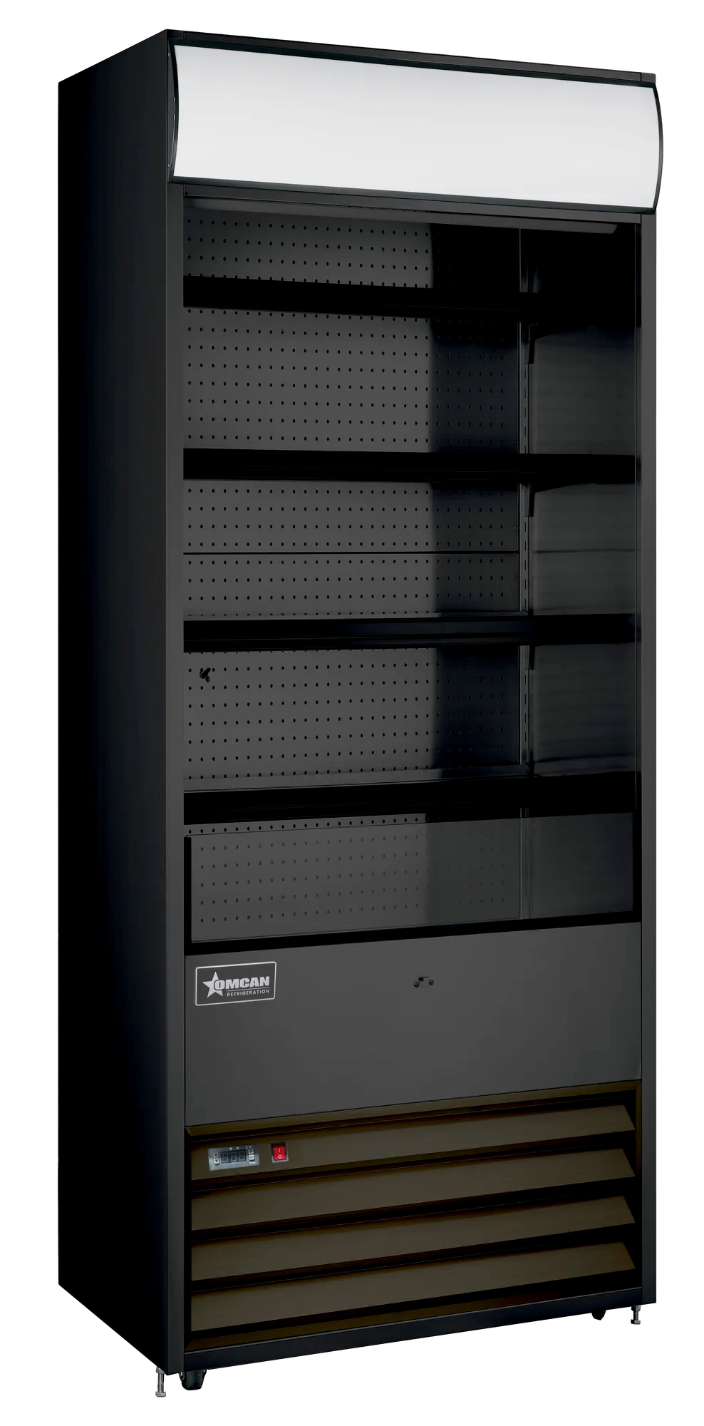 Omcan RS-CN-0440-B 30 inch black grab and go refrigerated showcase