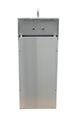 Omcan 47246 hand sink and floor mop sink combination with gooseneck faucet