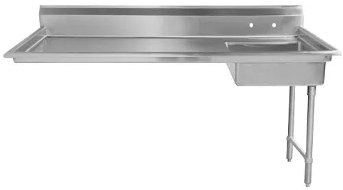 Omcan 40192 60 inch right side under counter dish table