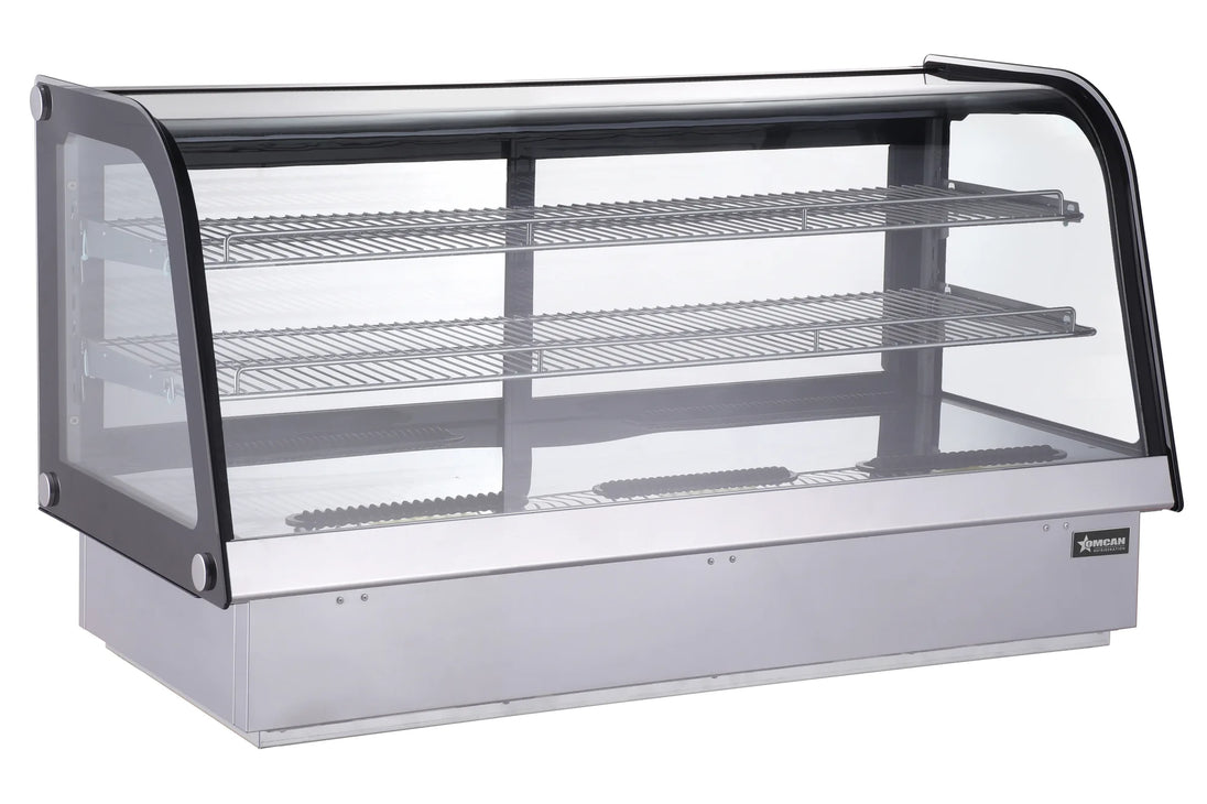 Omcan RS-CN-0202-4D 48 inch drop-in refrigerated showcase
