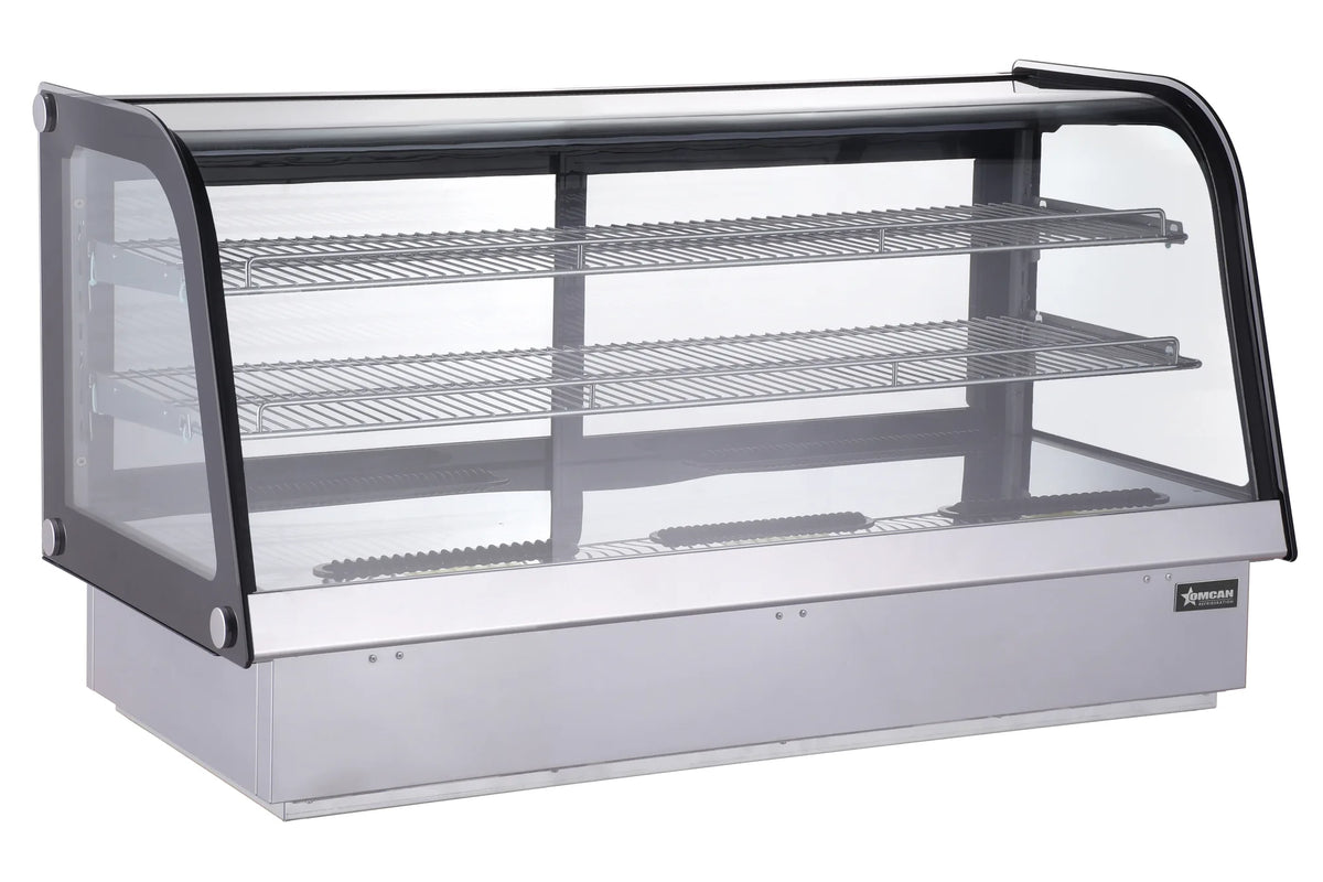 Omcan RS-CN-0202-4D 48 inch drop-in refrigerated showcase