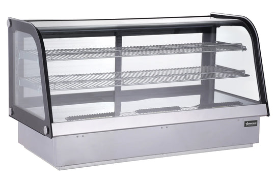 Omcan RS-CN-0202-4D 48 inch drop-in refrigerated showcase