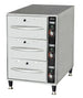 Omcan FW-CN-0003 triple drawer warmer angle view