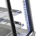 Omcan DW-CN-0096 display warmer door view