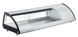 Omcan RS-CN-0043-SC 45 inch curved glass refrigerated sushi showcase in white
