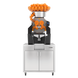 Zumex Speed Up All-in-One Wide citrus juicer on mirror finish podium