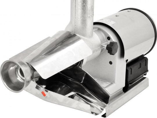 Omcan TS-IT-0080 medium duty electric tomato squeezer with stainless steel cover