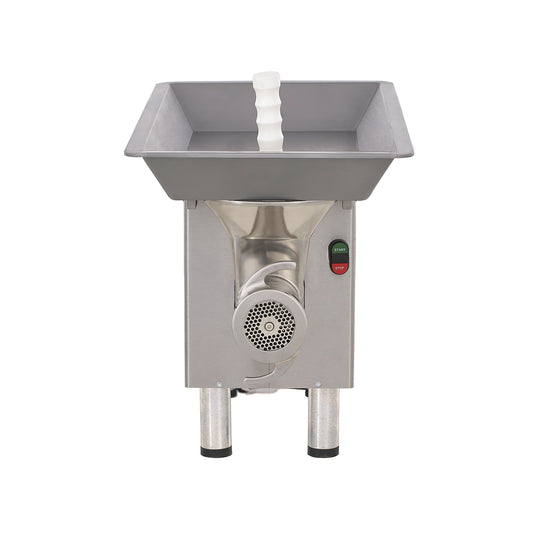 Pro-Cut KG-22W-SS Meat Grinder Electric #22 Hub — front three-quarter view with control buttons