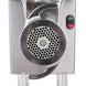 Pro-Cut KG-22W-SS Meat Grinder Electric #22 Hub — close-up of the grinder plate and controls