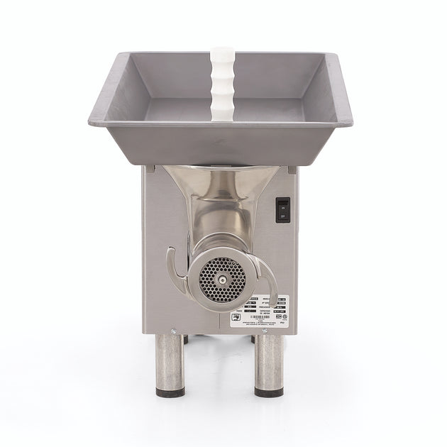 Pro-Cut KG-22W-XP-SS Meat Grinder Electric #22 Hub — front three-quarter view showing grinder head