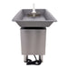 Pro-Cut KG-22W-XP Meat Grinder Electric #22 Hub — front view showing feed pan and cabinet