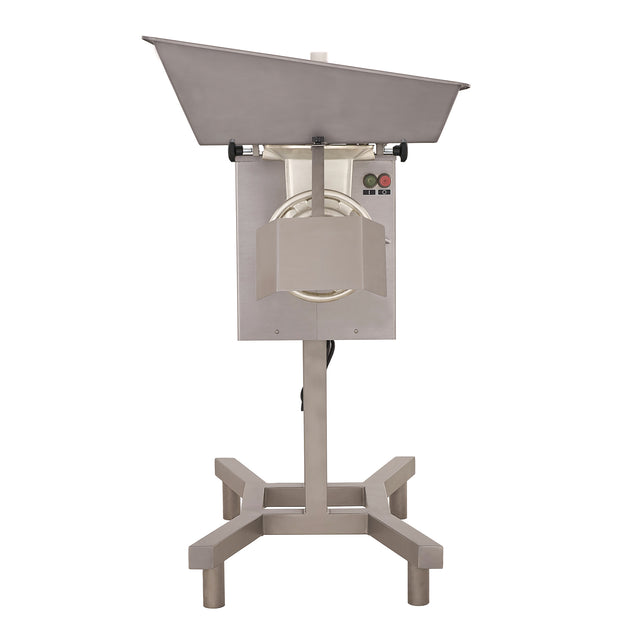 Pro-Cut KG-32-XP Meat Grinder Electric #32 Hub — front view on its pedestal floor stand