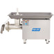 Pro-Cut KG-32 Meat Grinder Electric #32 Hub — right side view with feed pan and discharge chute