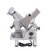 Pro-Cut KMS-13 Meat Slicer Manual 45° Angled Gravity Feed — rear view showing carriage arm and controls