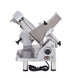 Pro-Cut KMS-13 Meat Slicer Manual 45° Angled Gravity Feed — rear view showing carriage arm and controls