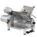 Pro-Cut KMS-13 Meat Slicer Manual 45° Angled Gravity Feed — elevated three-quarter view showing the blade