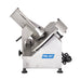 Pro-Cut KSDS-12 Meat Slicer Manual 45° Angled Gravity Feed — rear three-quarter view showing motor housing