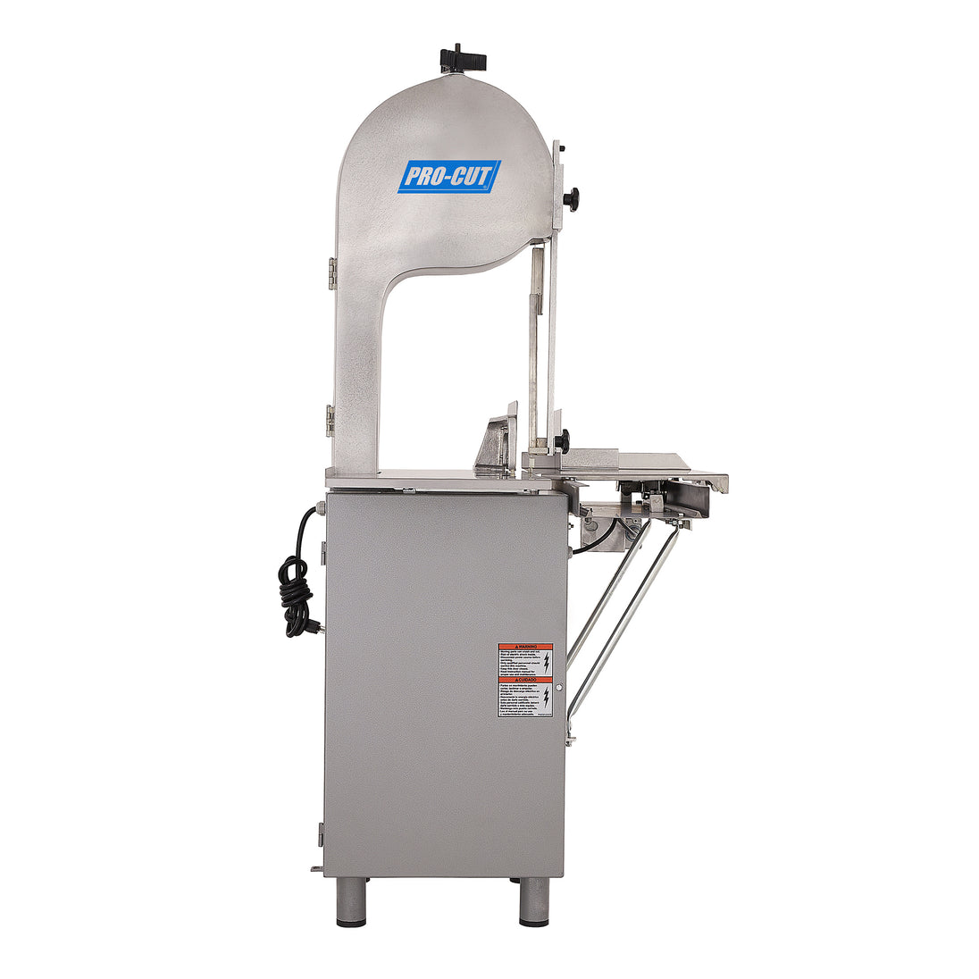 Pro-Cut KSP-116 Meat Saw Floor Model 116" Blade — front view showing the table and blade guard
