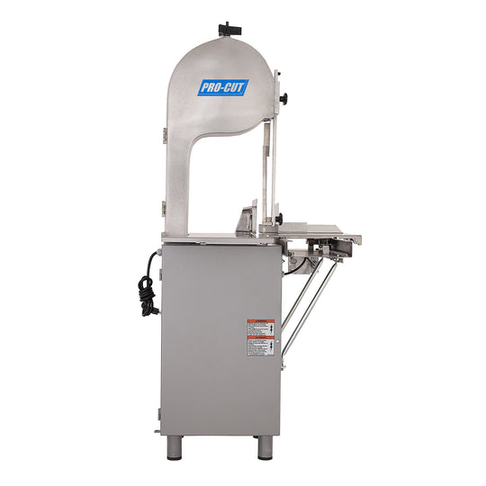 Pro-Cut KSP-116 Meat Saw Floor Model 116" Blade — front view showing the table and blade guard