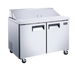 Omcan PT-CN-1194-HC 47 inch two door refrigerated sandwich prep table
