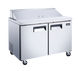 Omcan PT-CN-1194-HC 47 inch two door refrigerated sandwich prep table