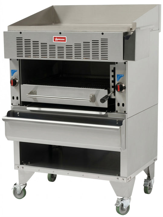 Omcan CE-CN-0036U-NG natural gas overfired broiler
