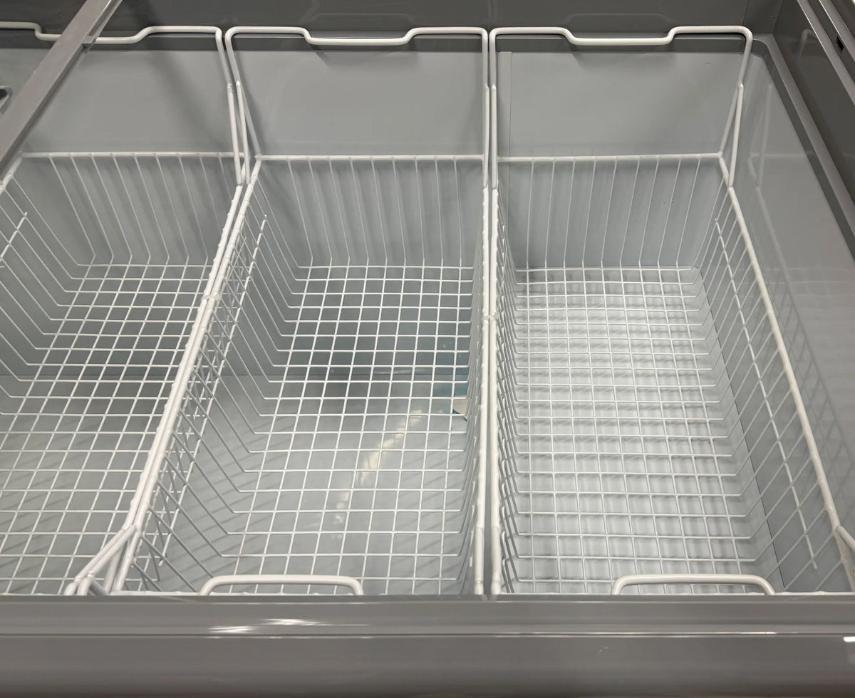 Omcan FR-CN-2007 ice cream display chest freezer detail view