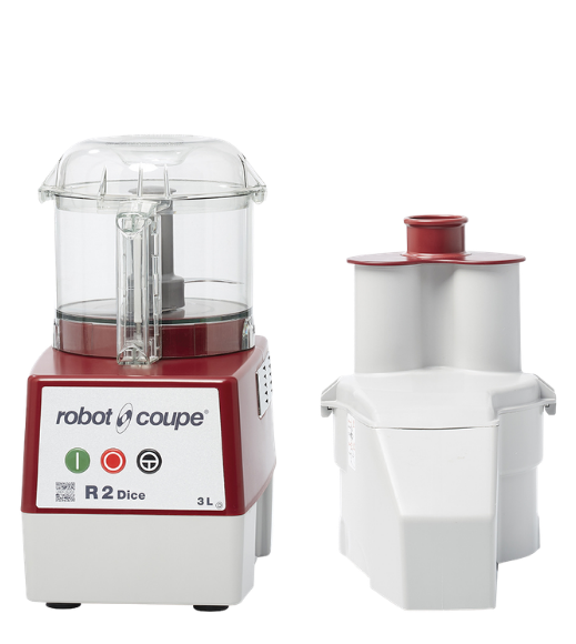 Robot Coupe R2CLRDICE clear bowl combination food processor with dicing kit