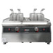 Omcan CE-CN-0008-P double tank electric countertop pasta cooker