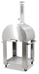 Omcan 43113 wood fired pizza oven alternate view