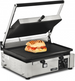 Omcan PG-IT-0610-R panini grill alternate view