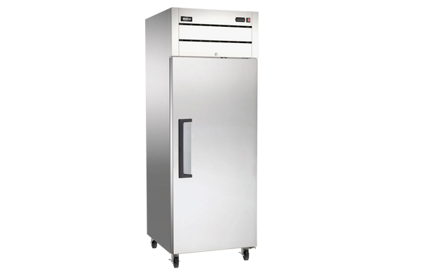 Omcan FR-CN-0029-TM 29 inch top mounted one door stainless steel reach-in freezer