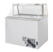 Omcan FR-CN-0047 dipping display freezer angle view