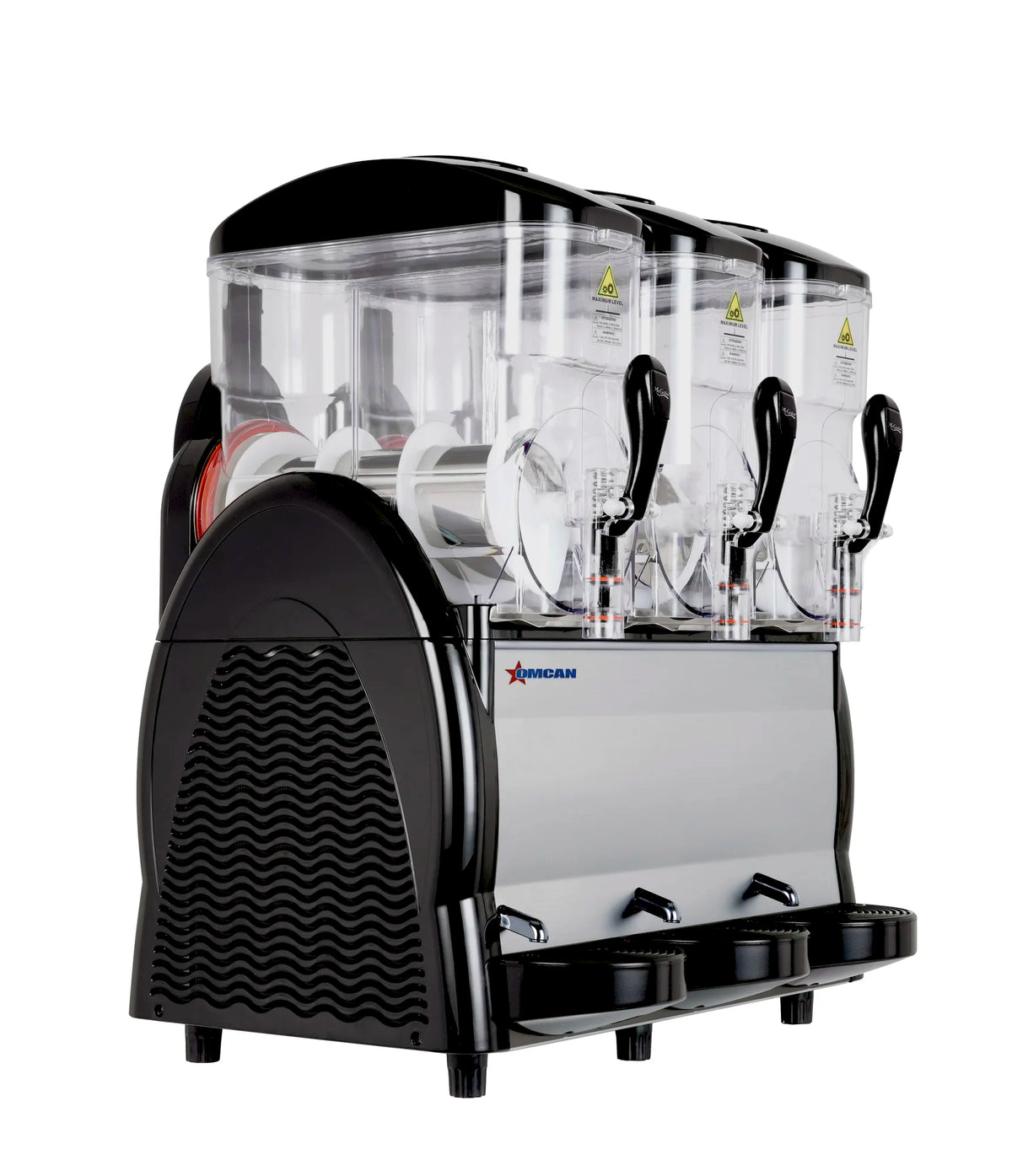 Omcan DI-CN-0036-S triple bowl slushy machine additional view