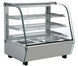 Omcan DW-CN-0120-E 27 inch curved glass countertop display warmer