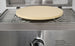 Omcan CE-CN-0748 stainless steel propane pizza oven with foldable legs