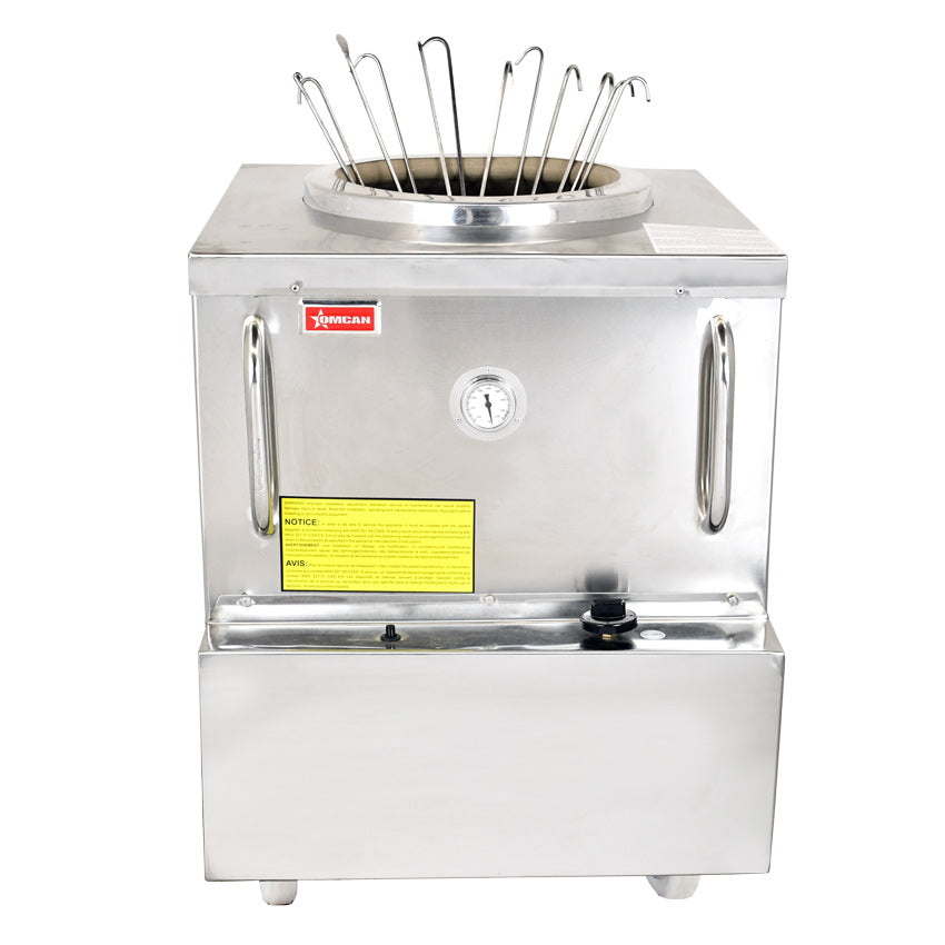 Omcan CE-IN-3434 natural gas stainless steel tandoor clay oven