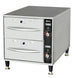 Omcan FW-CN-0002 double freestanding narrow drawer warmer