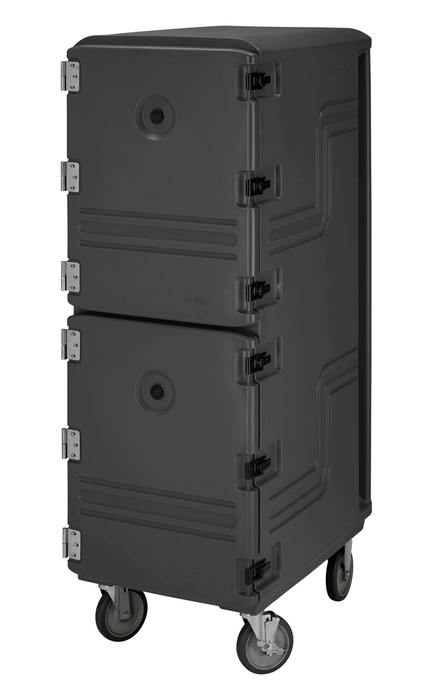 Cambro 1826DTC110 double compartment sheet pan carrier in black