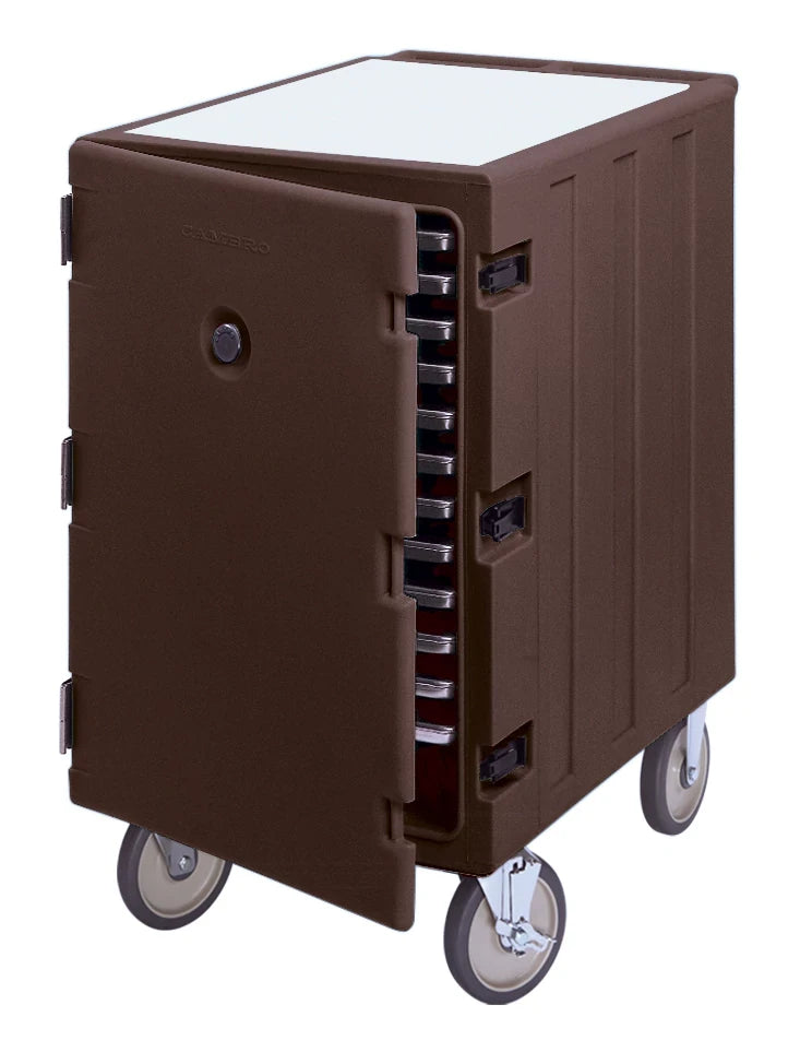 Cambro 1826LTC131 13-pan sheet pan carrier in dark brown