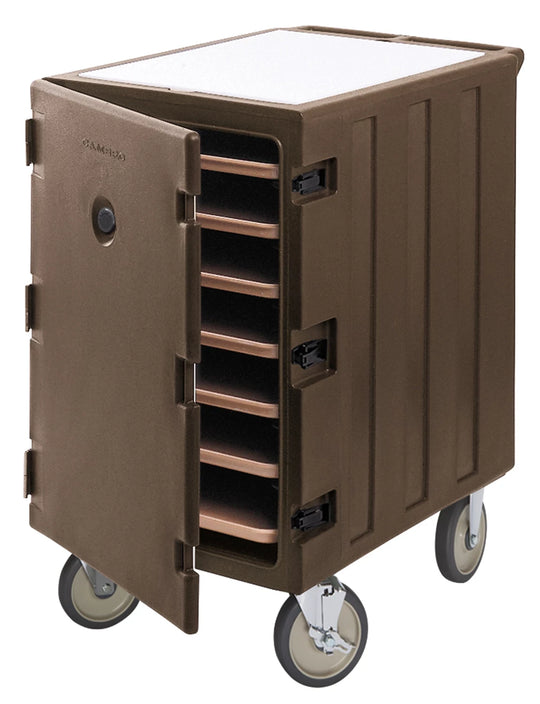 Cambro 1826LTC3131 7-pan sheet pan carrier in dark brown