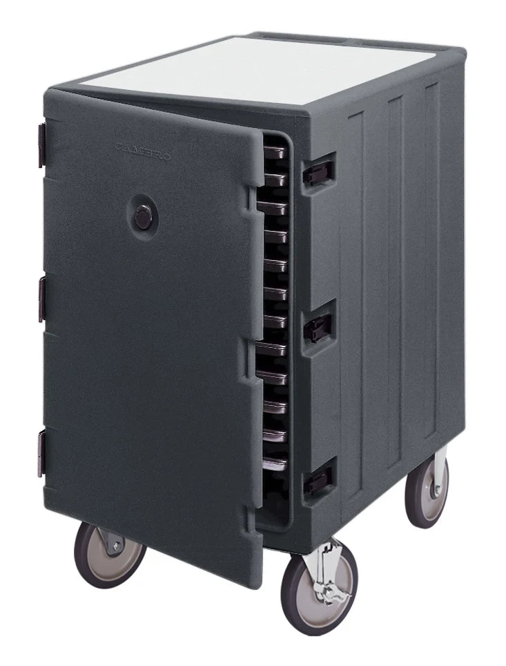 Cambro 1826LTC615 13-pan sheet pan carrier in charcoal gray