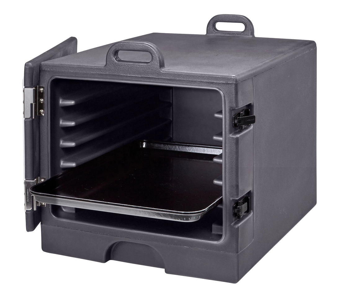 Cambro 1826MTC615 Camcarrier tray and sheet pan carrier in charcoal gray