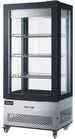 Omcan RS-CN-0550 33 inch three shelf refrigerated display case with four sided glass